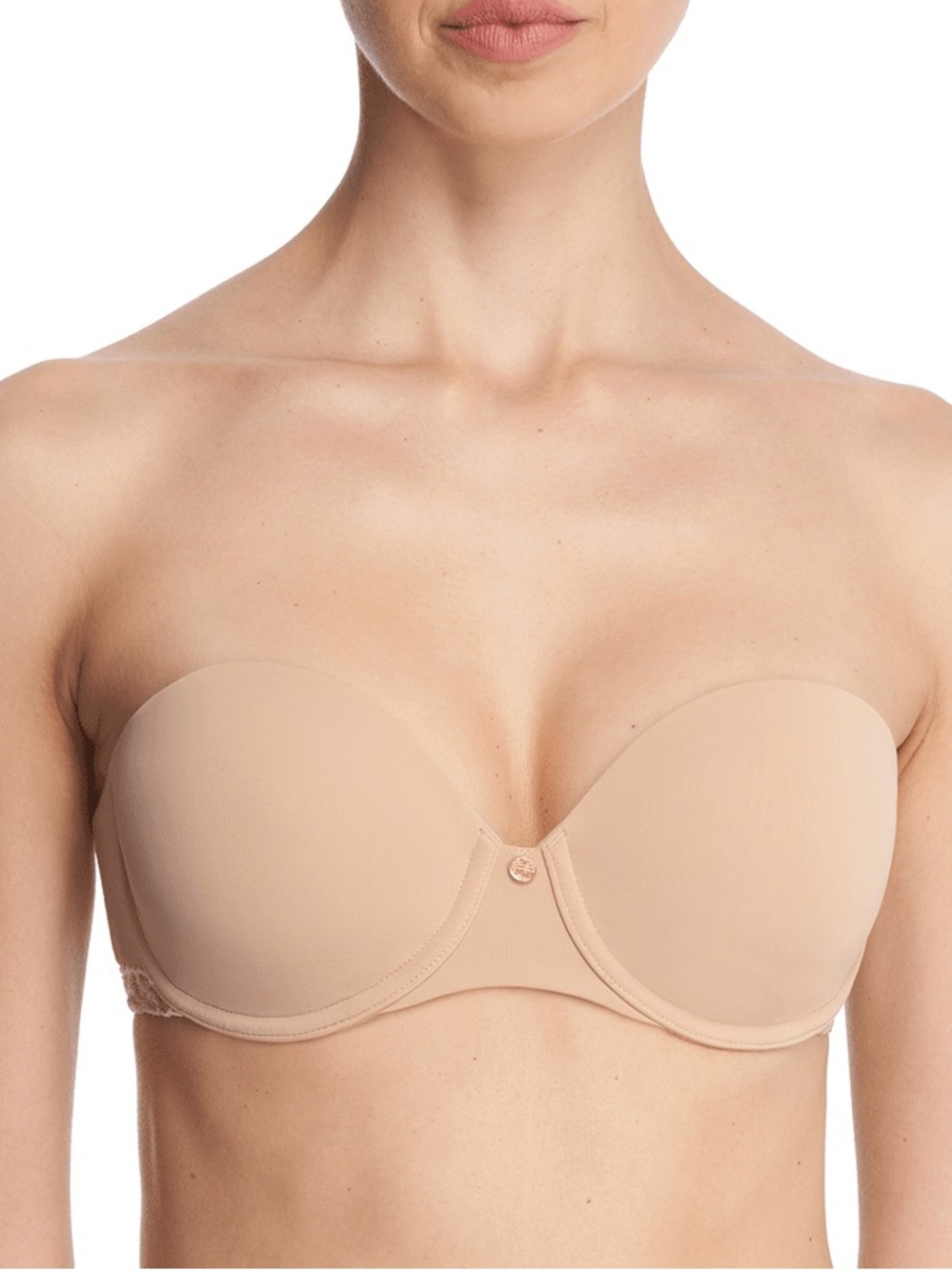 NATORI Pure Luxe Strapless Contour Underwire Bra! Retail $76